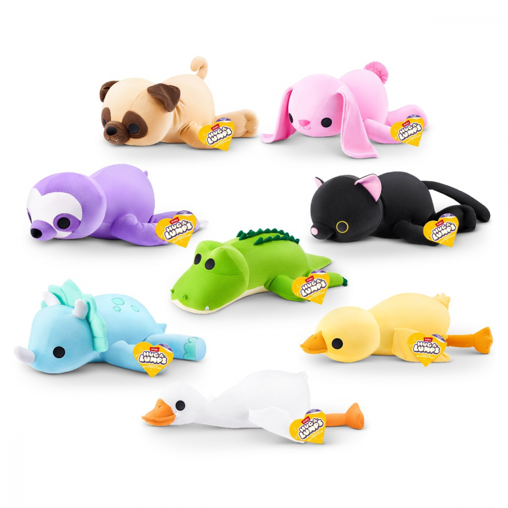 Hug a lumps - Jucarie de plus super-moale, Dino (Delilah), Dinozaur varsta 3-5 ani ,5-7 ani ,7-9 ani, Unisex [2]
