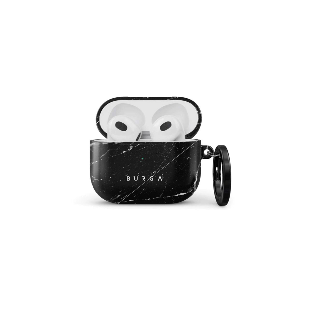 Husa Airpods 3 Burga Hard Shell Noir Origin [4]