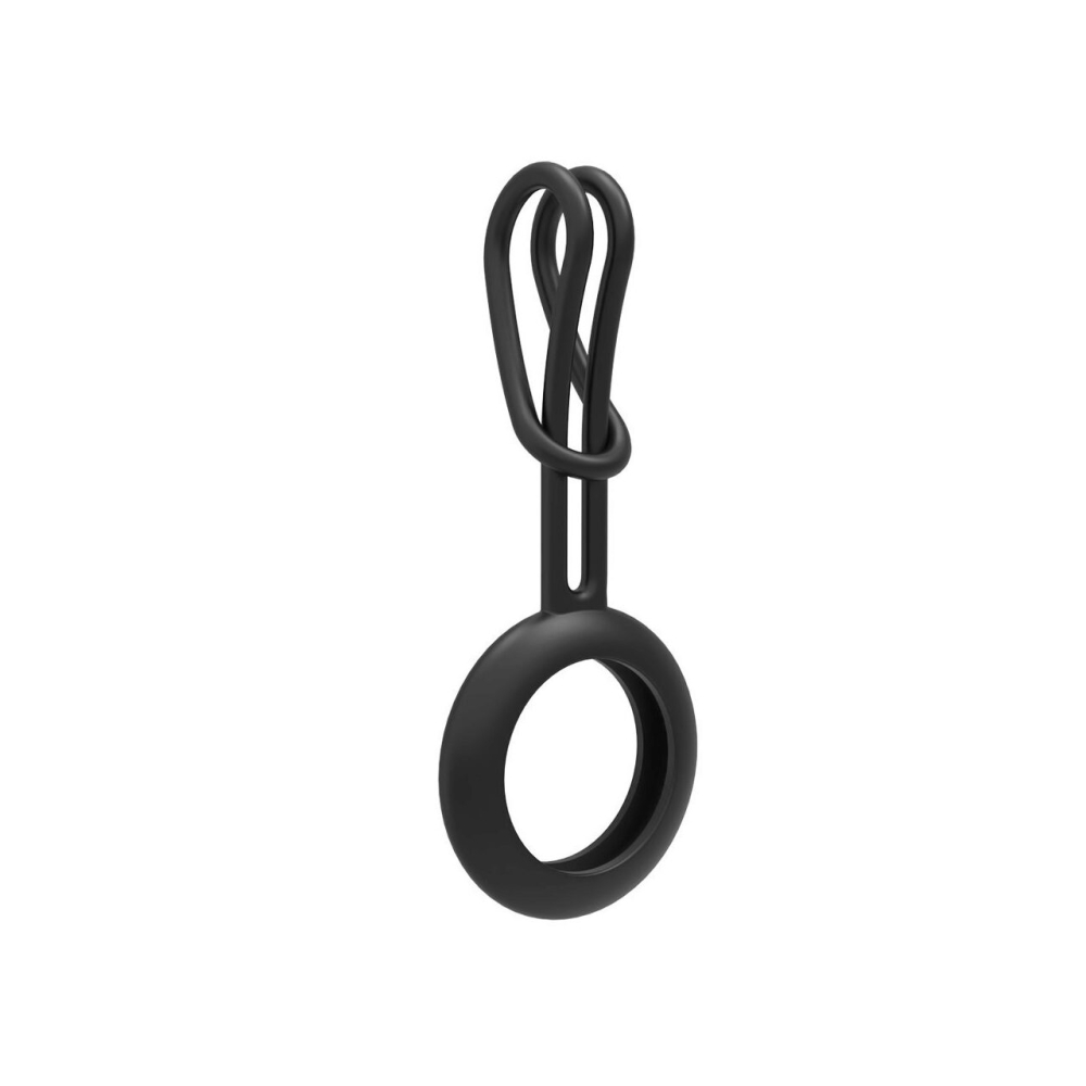Husa AirTag Lemontti Silicon Black (breloc chei) [3]