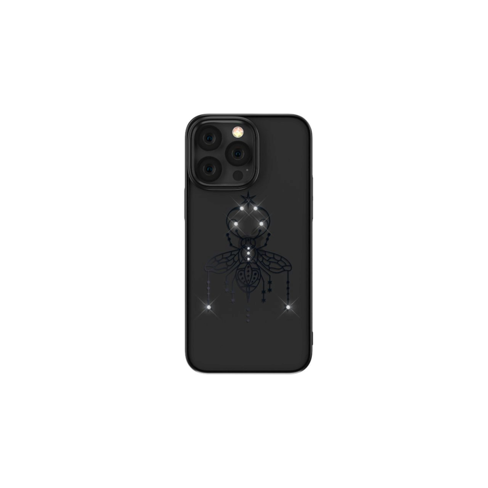 Husa cu Cristale Swarovski iPhone 14 Pro Devia Summer Series Protective Black [3]