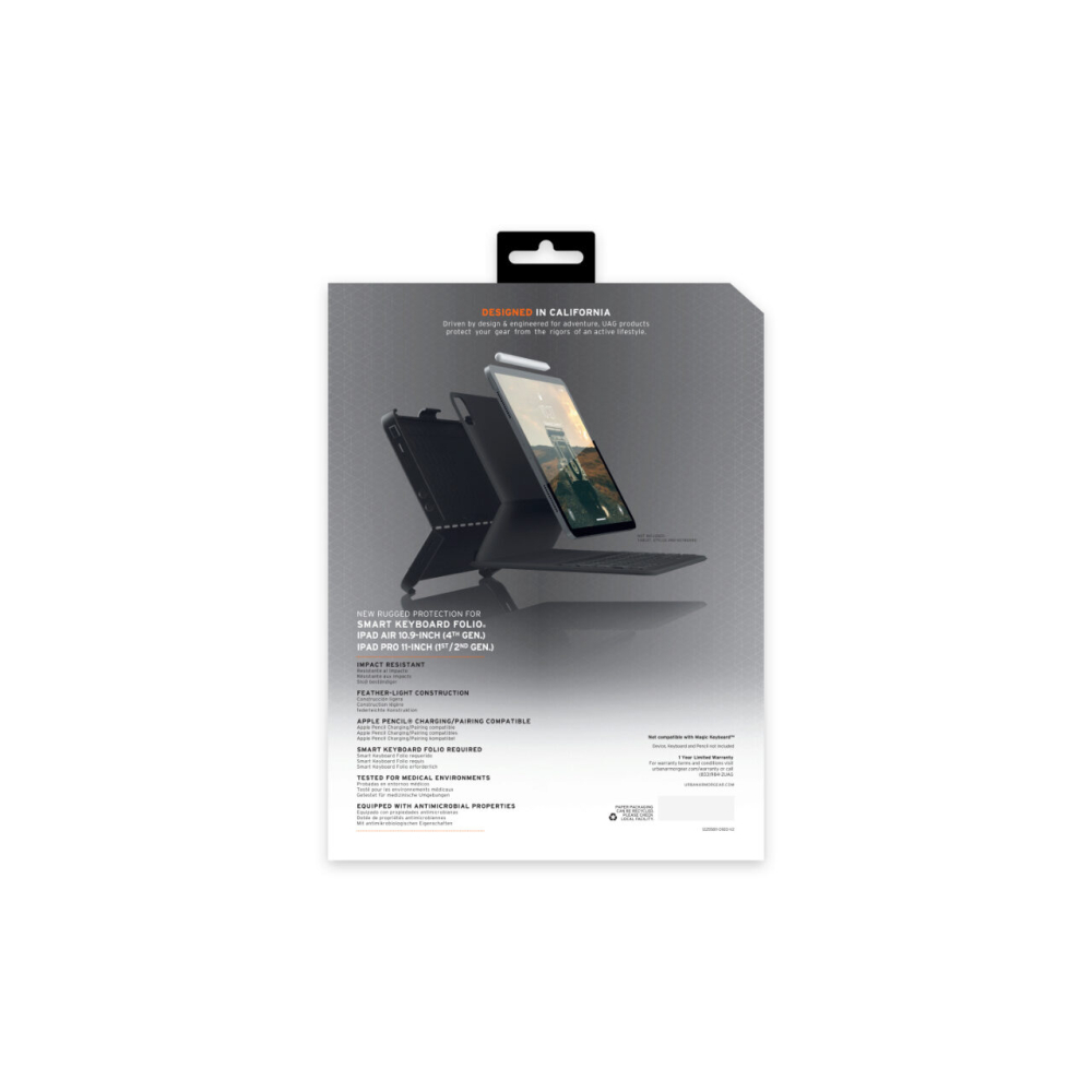 Husa iPad Air 4 10.9 inch (2020) UAG Scout Black [10]