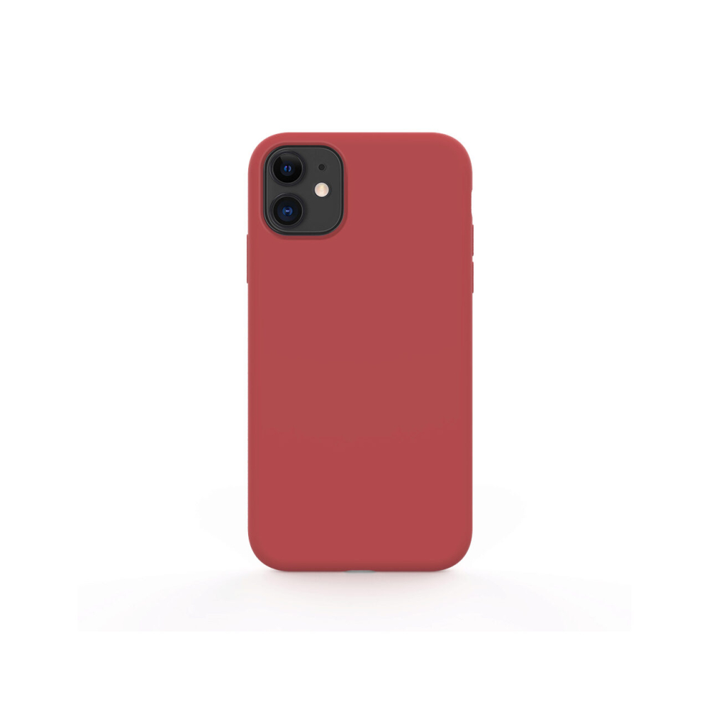 Husa iPhone 11 Lemontti Silicon Soft Slim Santa Red [3]
