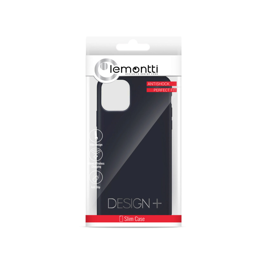 Husa iPhone 11 Pro Lemontti Liquid Silicon Dark Blue [6]