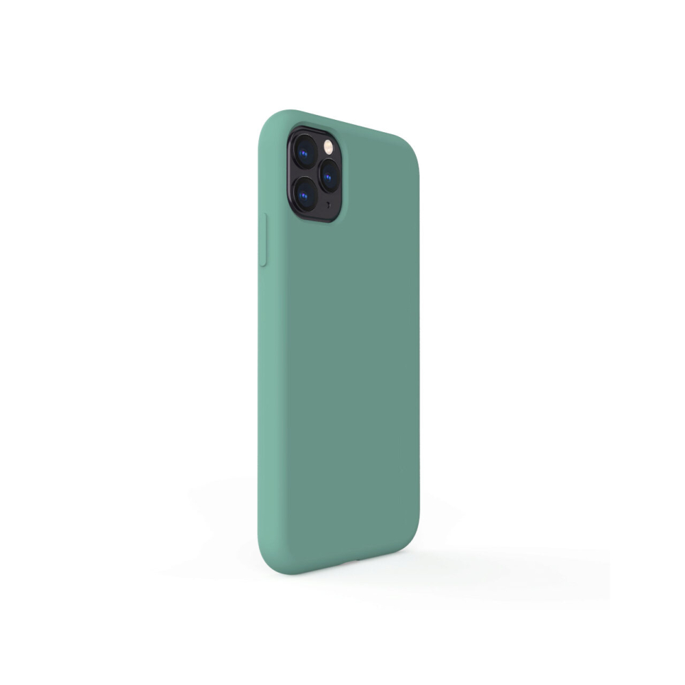 Husa iPhone 11 Pro Lemontti Liquid Silicon Forest Green [5]