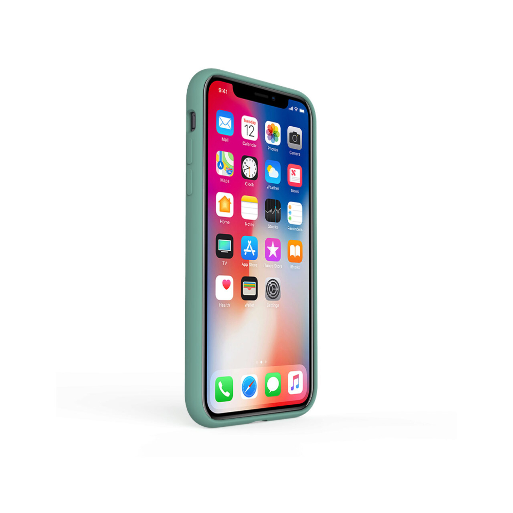 Husa iPhone 11 Pro Lemontti Liquid Silicon Forest Green [4]