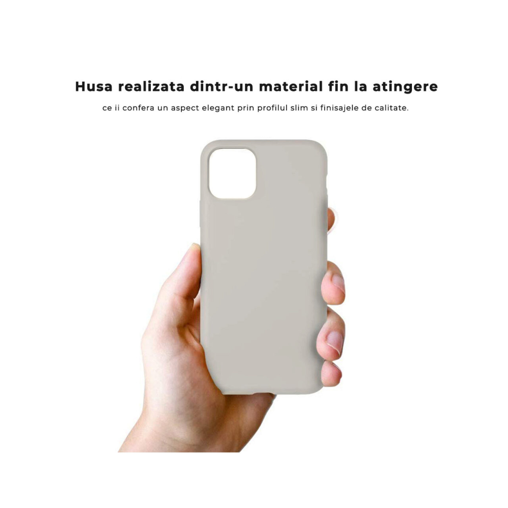 Husa iPhone 11 Pro Lemontti Liquid Silicon Stone [8]