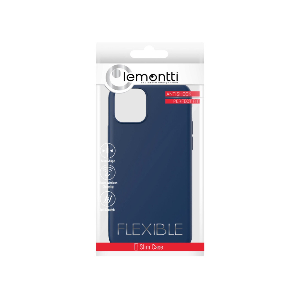 Husa iPhone 11 Pro Lemontti Silicon Soft Slim Dark Blue [2]