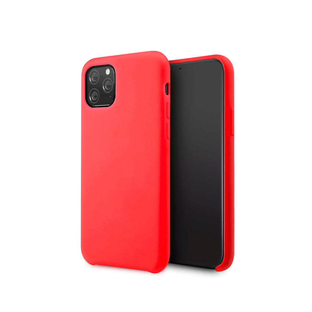 Husa iPhone 11 Pro Lemontti Silicone Lite Rosu [3]