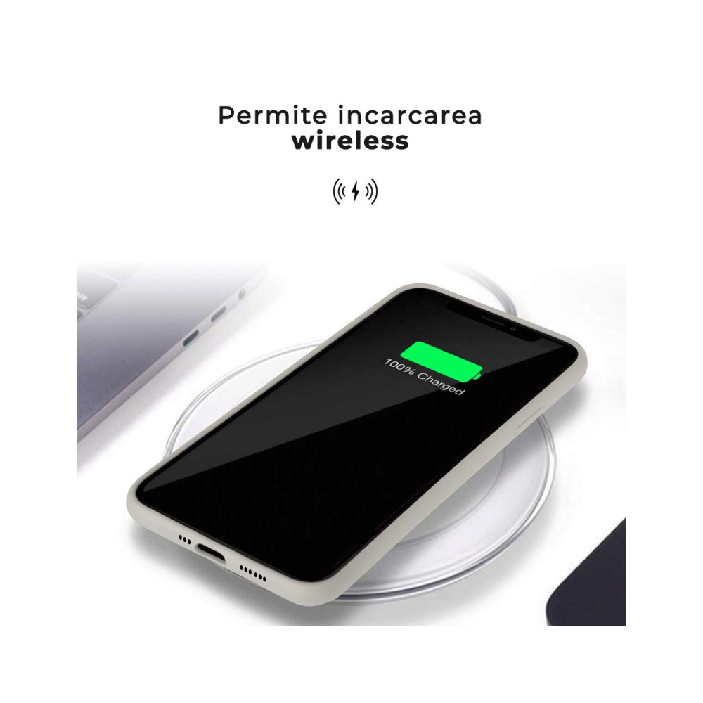 Husa iPhone 11 Pro Max Lemontti Liquid Silicon Stone [5]