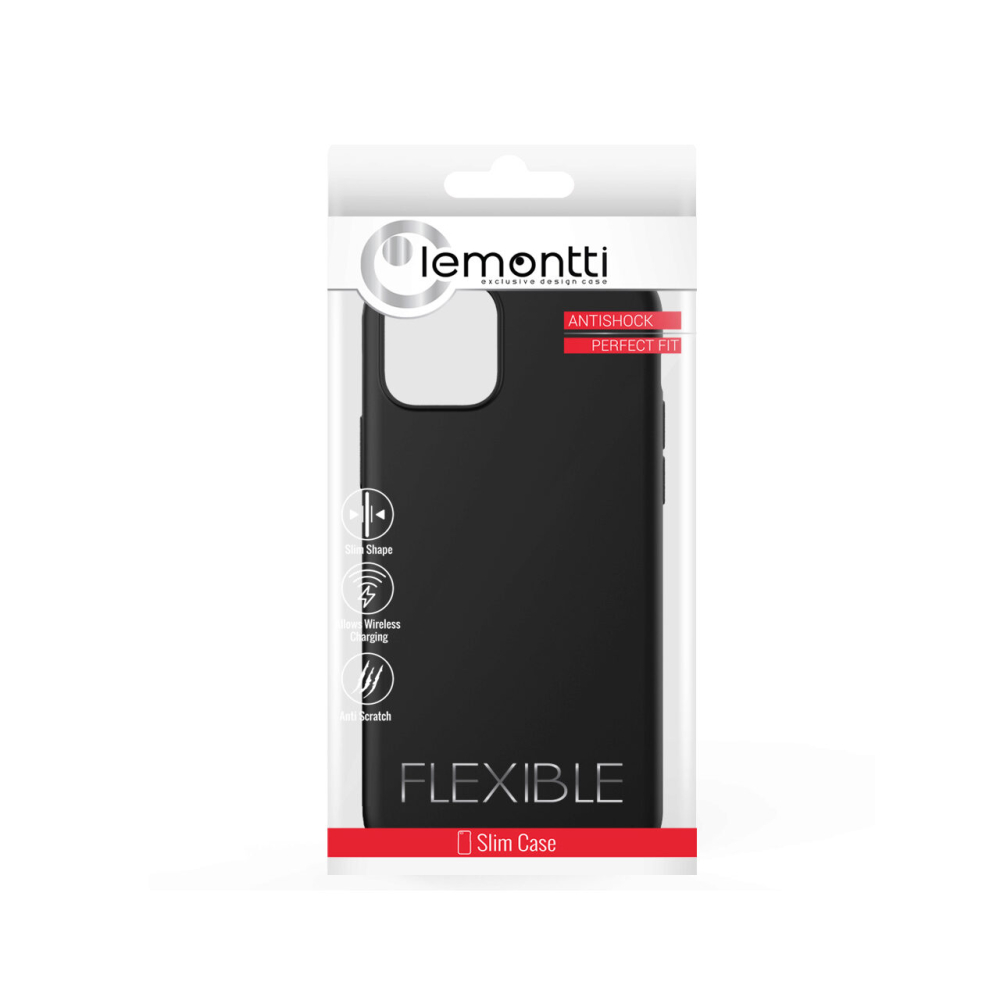 Husa iPhone 11 Pro Max Lemontti Silicon Soft Slim Black [2]