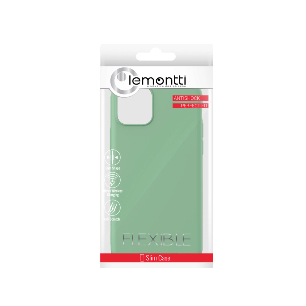Husa iPhone 11 Pro Max Lemontti Silicon Soft Slim Green [2]