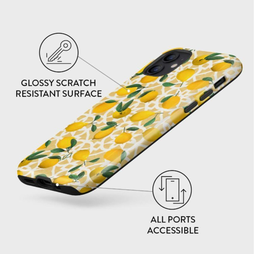 Husa iPhone 12 / 12 Pro Burga Dual Layer Lemon Juice [3]