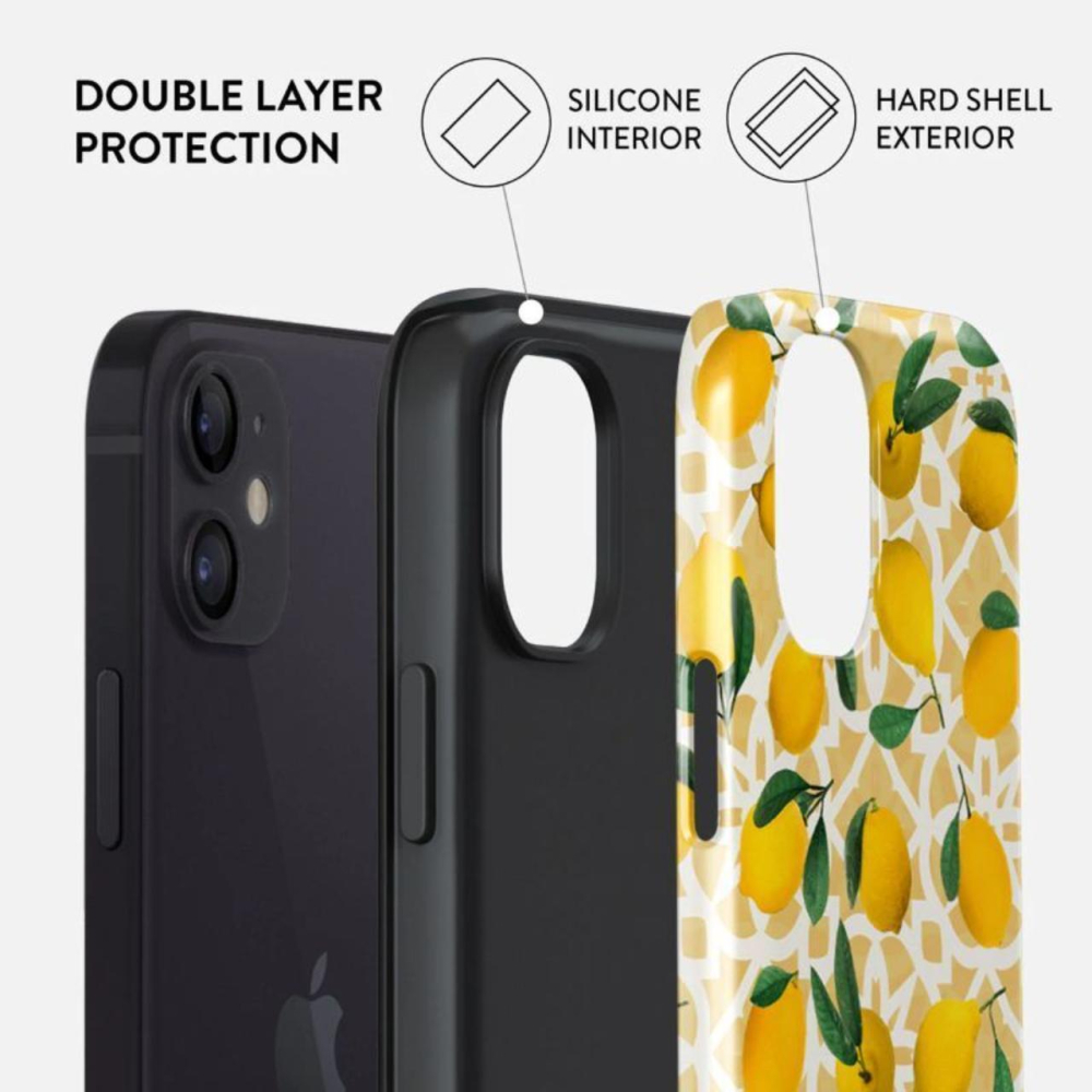 Husa iPhone 12 / 12 Pro Burga Dual Layer Lemon Juice [2]