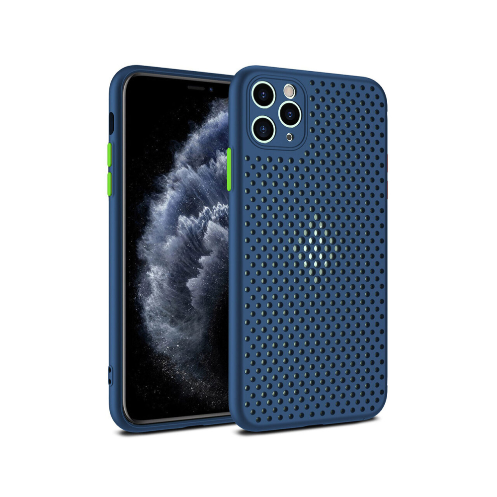 Husa iPhone 12 / 12 Pro Lemontti Bubble Albastru [4]
