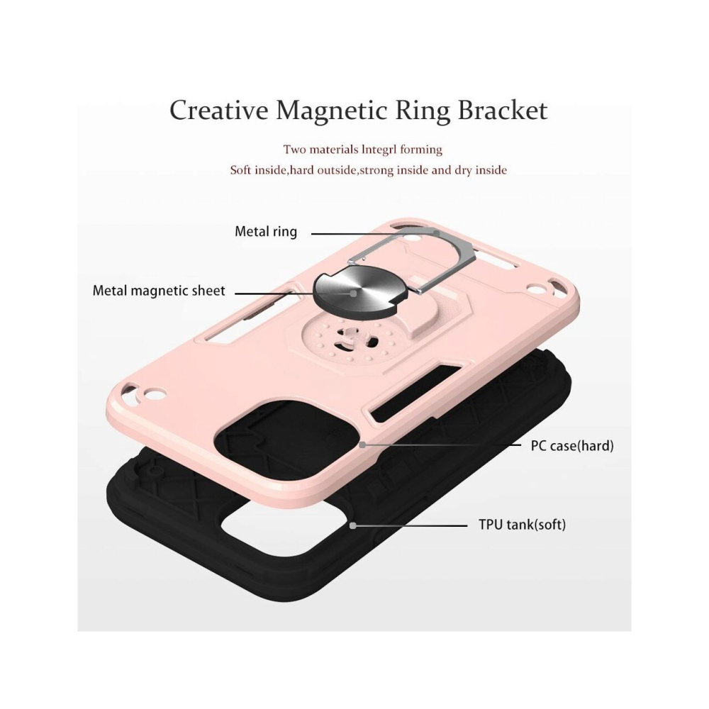 Husa iPhone 12 Pro Max Lemontti Armour Series 2 in 1 Wnie Red [2]