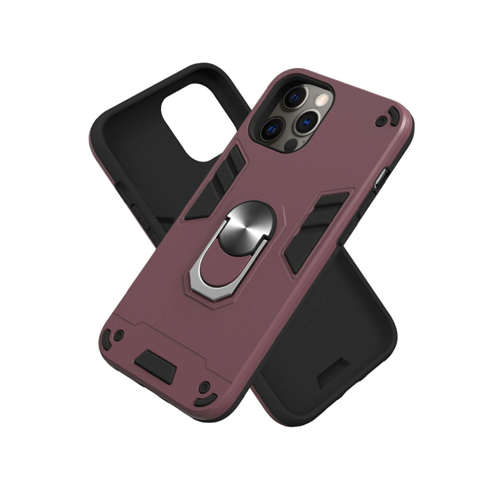 Husa iPhone 12 Pro Max Lemontti Armour Series 2 in 1 Wnie Red [3]