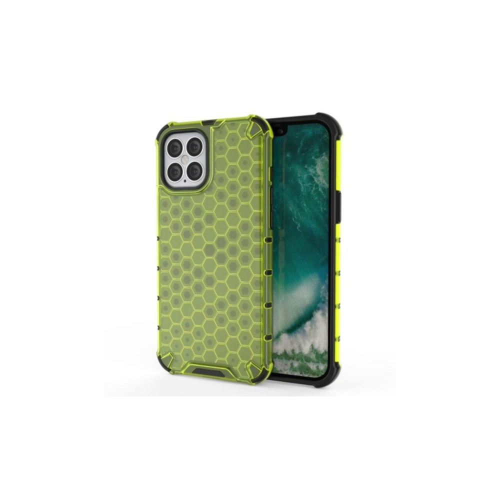 Husa iPhone 12 Pro Max Lemontti Honeycomb Green [2]