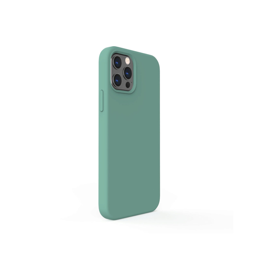 Husa iPhone 12 Pro Max Lemontti Liquid Silicon Forest Green [5]
