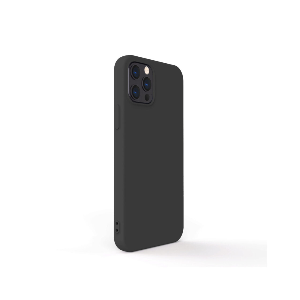 Husa iPhone 12 Pro Max Lemontti Silicon Soft Slim Black [4]