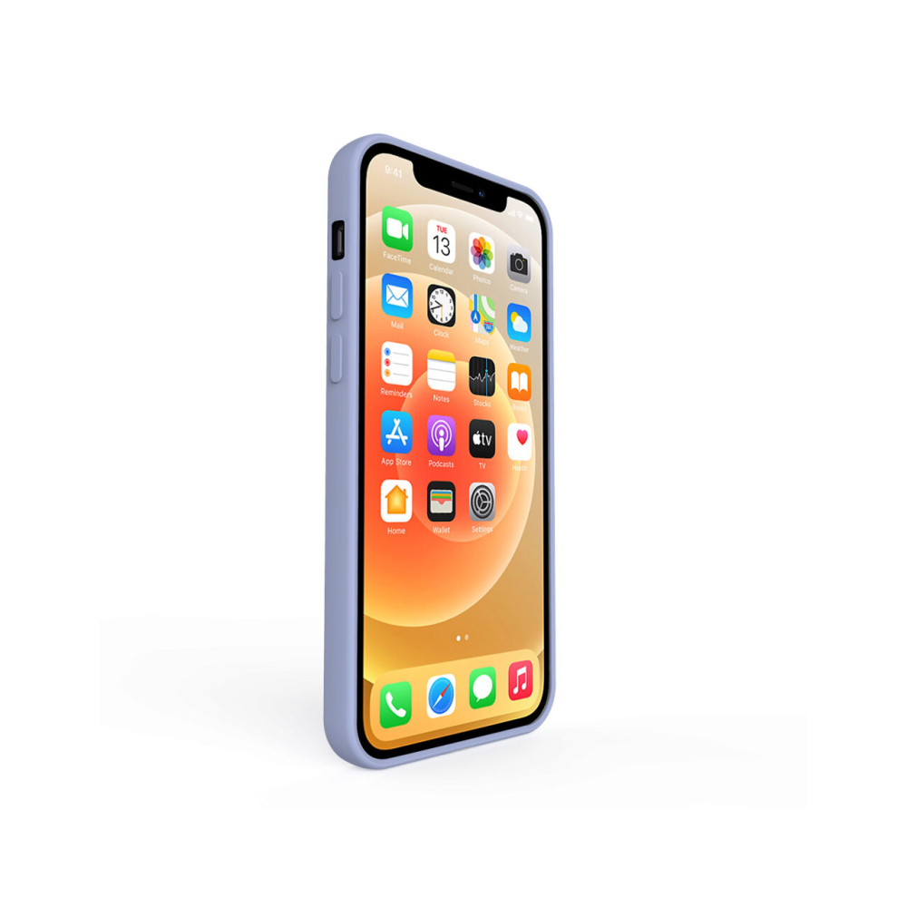 Husa iPhone 12 Pro Max Lemontti Silicon Soft Slim Lavender Gray [3]