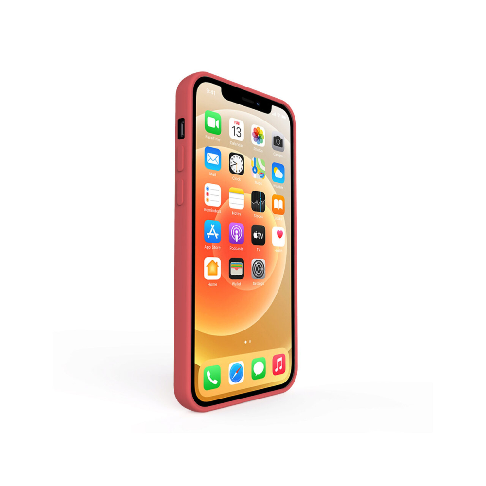 Husa iPhone 12 Pro Max Lemontti Silicon Soft Slim Santa Red [3]