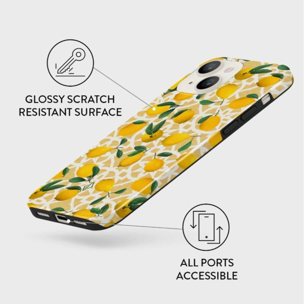 Husa iPhone 13 Burga Dual Layer Lemon Juice [3]