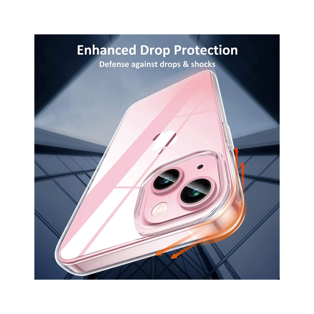 Husa iPhone 13 Lemontti Silicon Transparent [6]