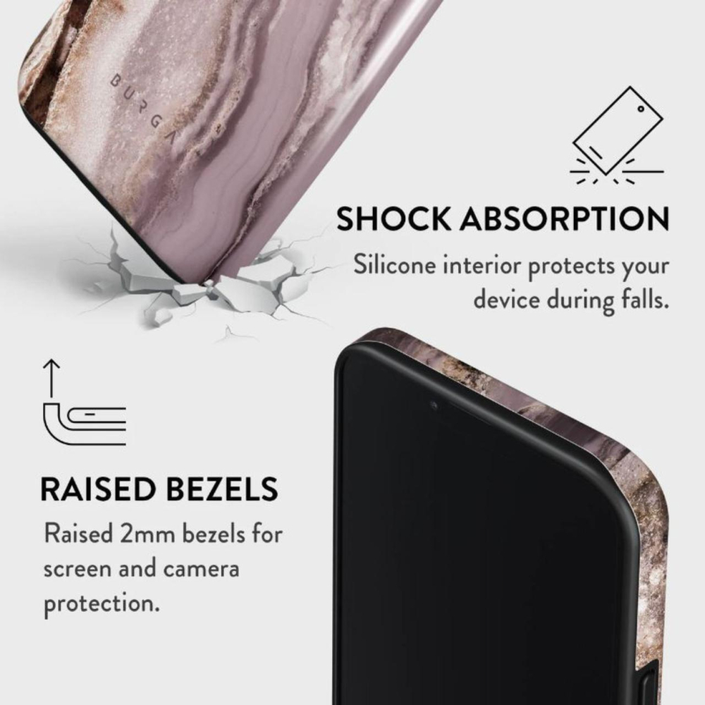 Husa iPhone 13 Pro Burga Dual Layer Golden Taupe [3]