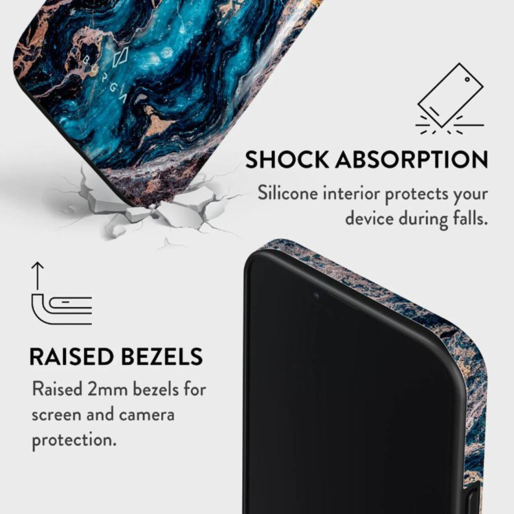 Husa iPhone 13 Pro Burga Dual Layer Mystic River [3]