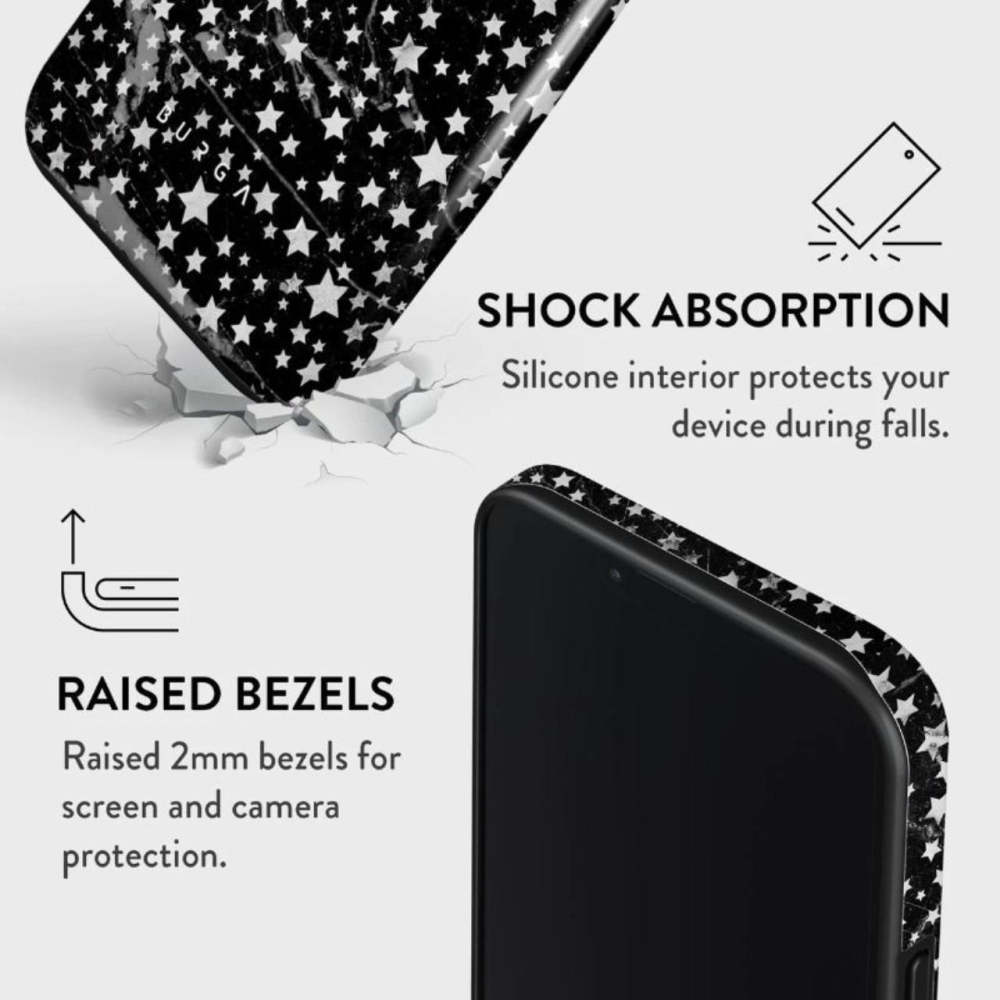 Husa iPhone 13 Pro Burga Dual Layer Starry Night [2]