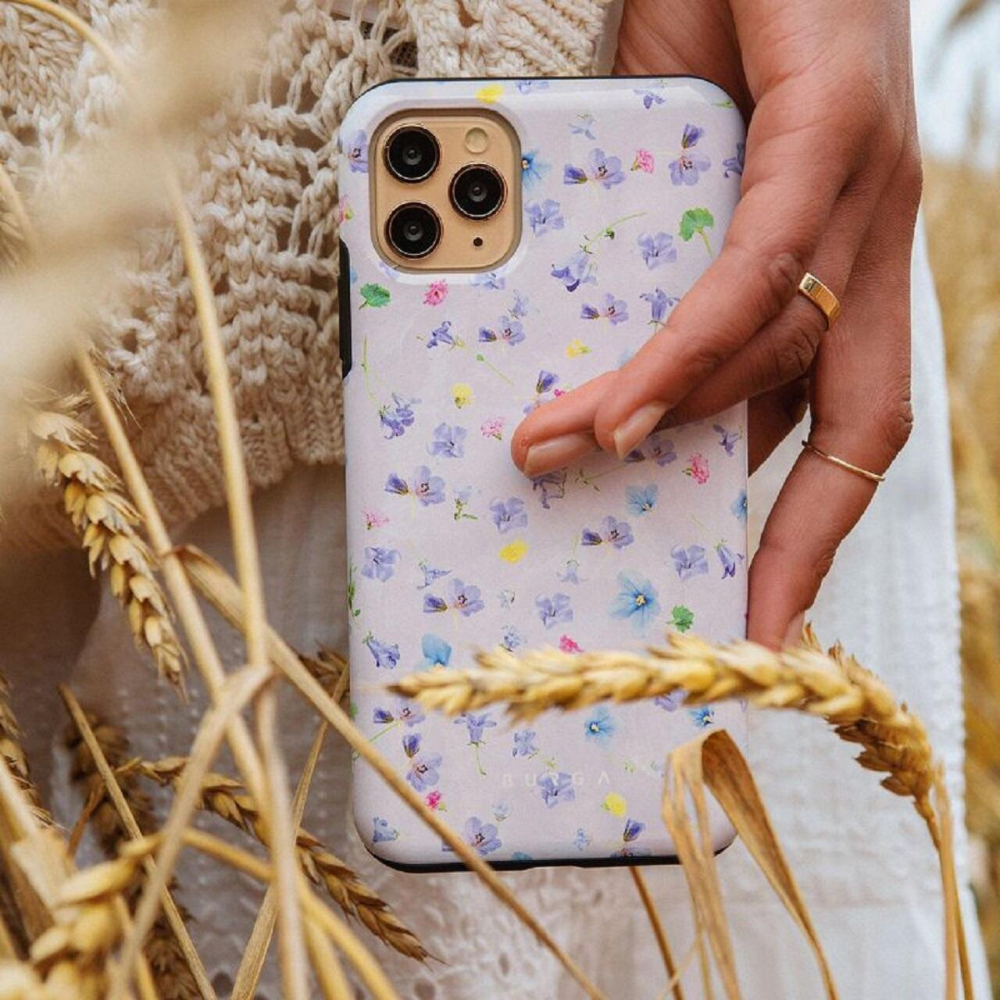 Husa iPhone 13 Pro Burga Dual Layer Wildflower [4]