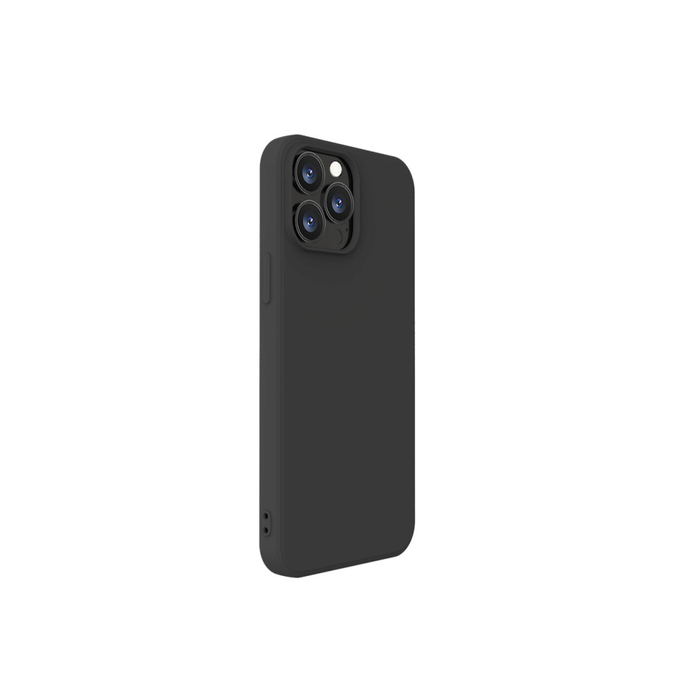 Husa iPhone 13 Pro Lemontti Silicon Soft Slim Black [3]