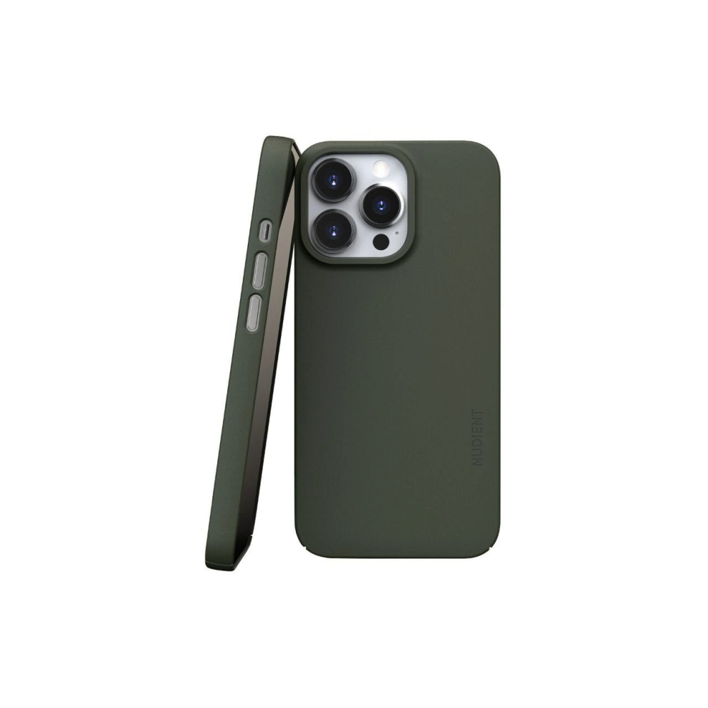 Husa iPhone 13 Pro Nudient Thin, MagSafe, Kaki [5]