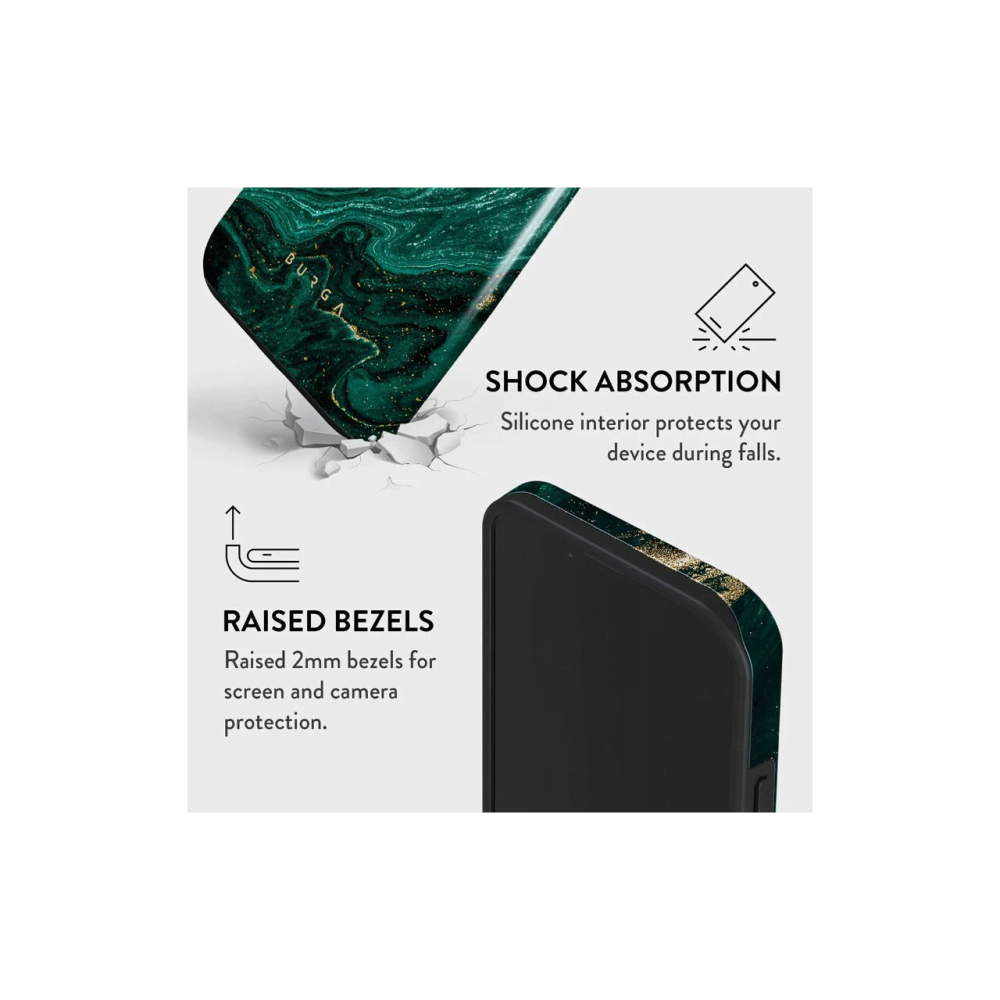 Husa iPhone 14 Burga Dual Layer Emerald Pool [3]