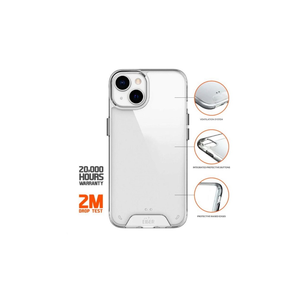 Husa iPhone 14 Eiger Glacier Case Clear [3]