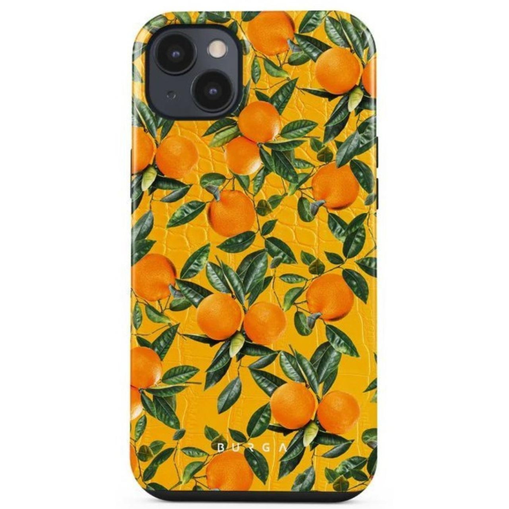 Husa iPhone 14 Plus Burga Dual Layer Orange Lemonade [4]