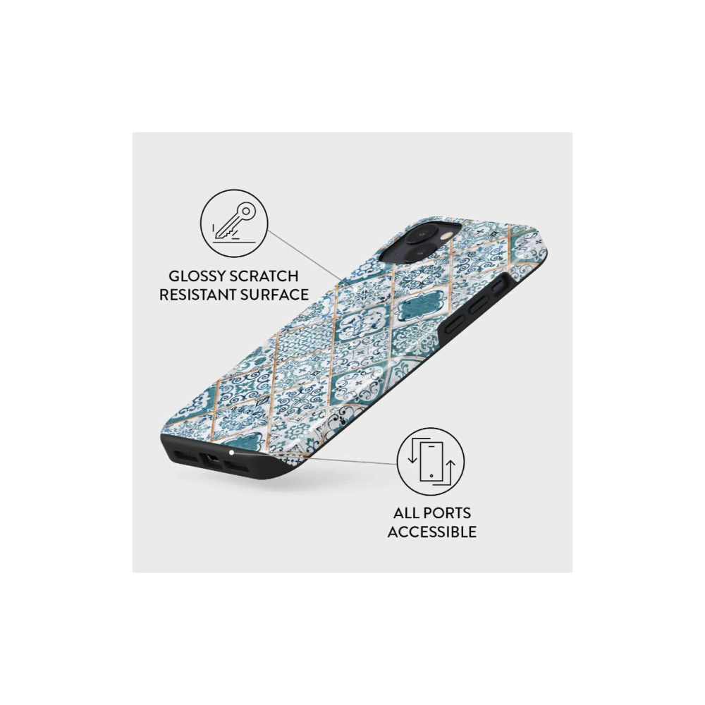 Husa iPhone 14 Plus Burga Dual Layer Tropical Oasis [2]