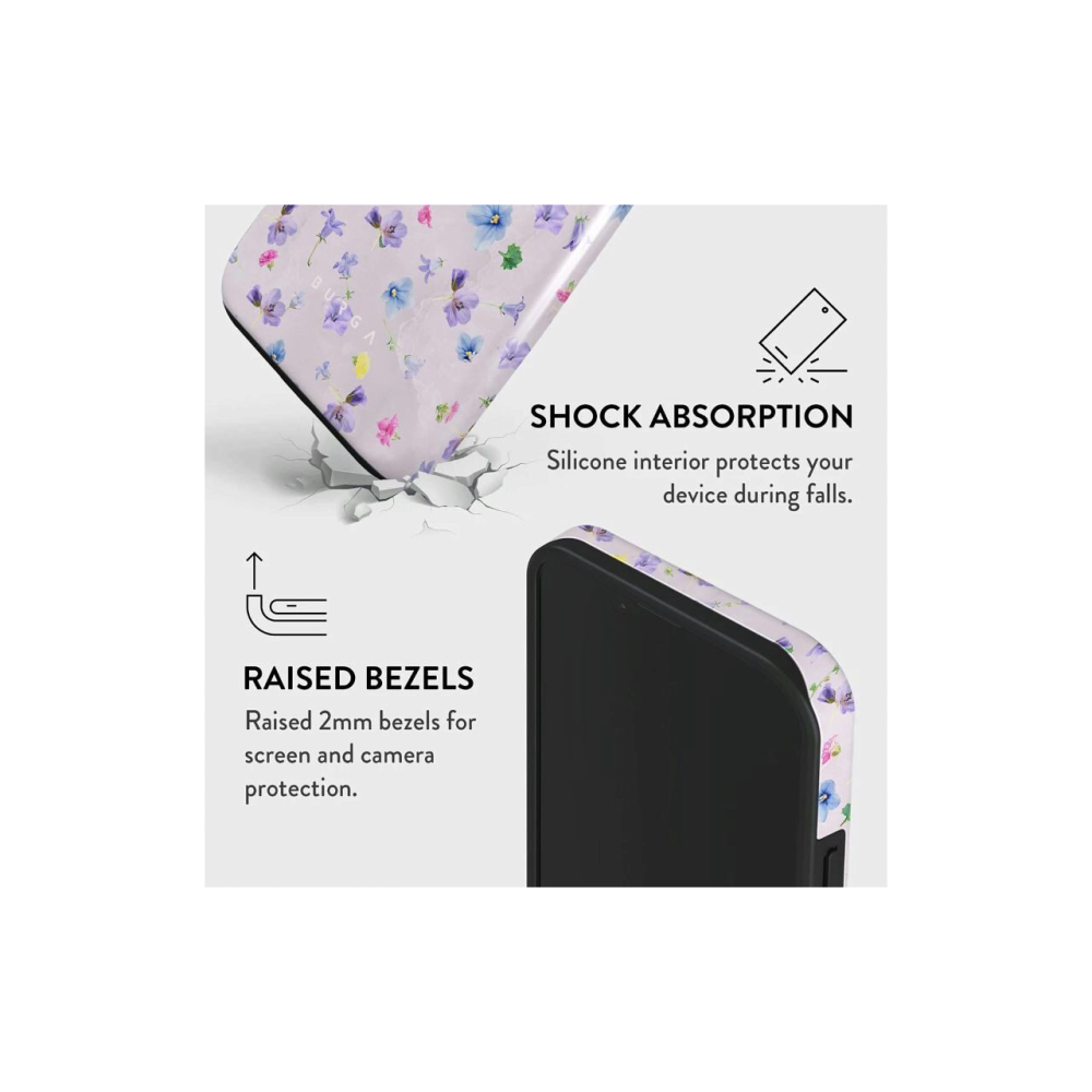 Husa iPhone 14 Plus Burga Dual Layer Wildflower [3]
