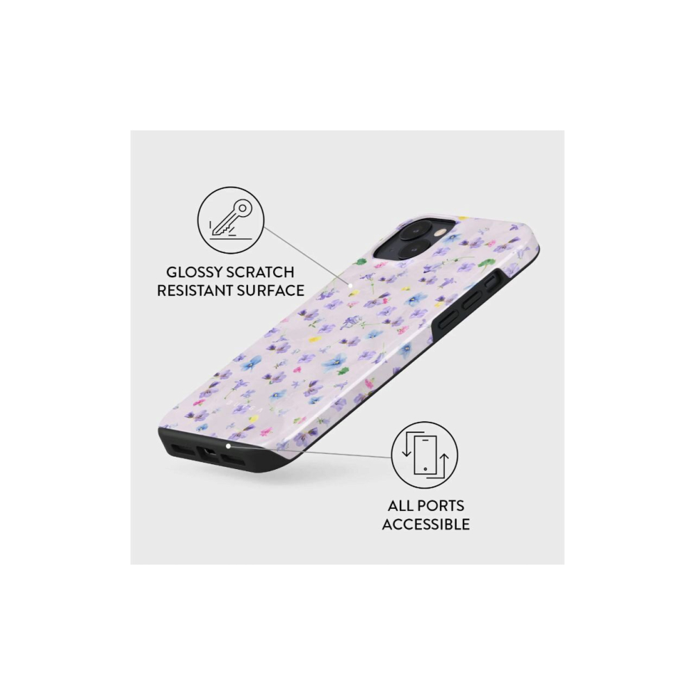 Husa iPhone 14 Plus Burga Dual Layer Wildflower [2]