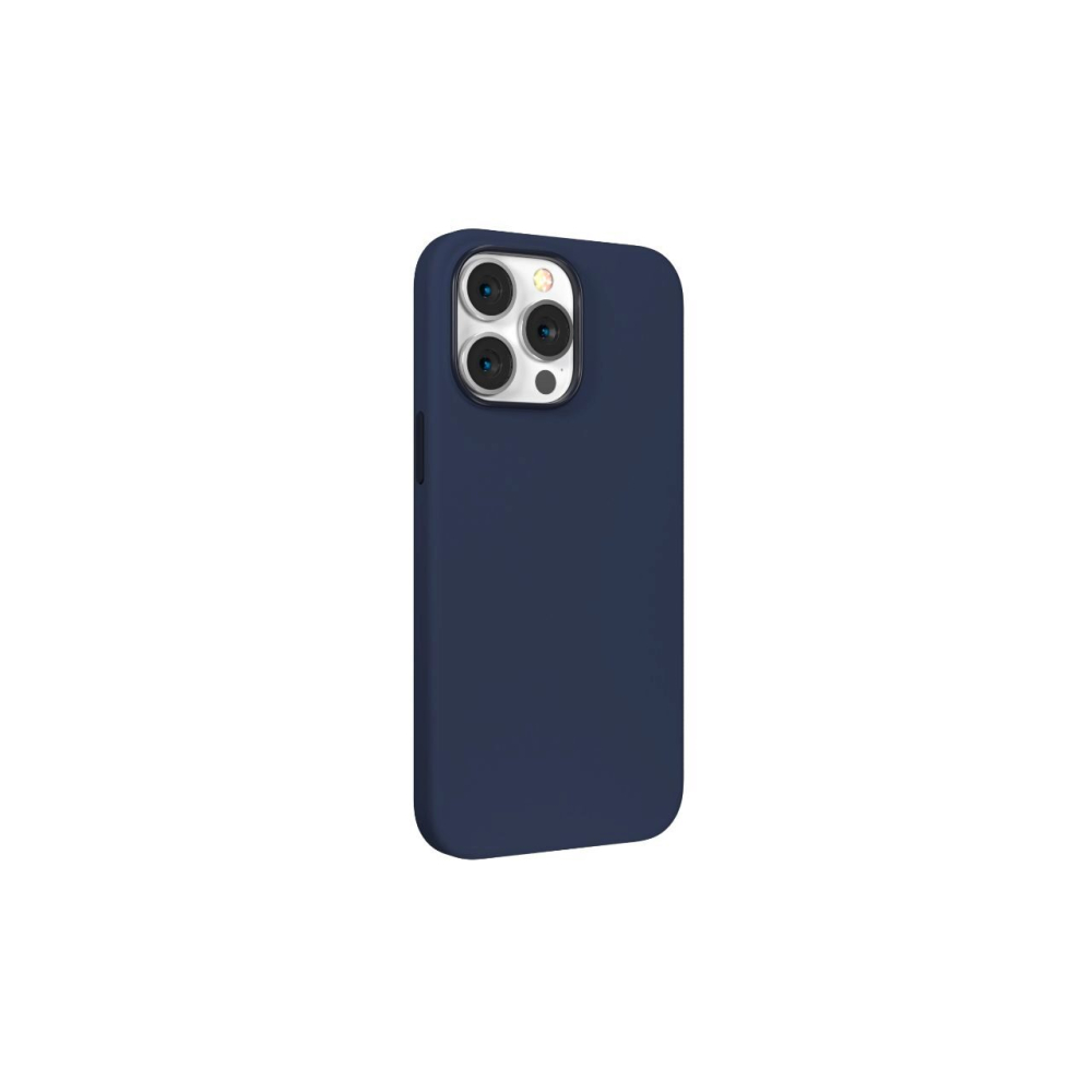 Husa iPhone 14 Plus Devia Nature Series Silicone Magnetic Navy Blue [3]