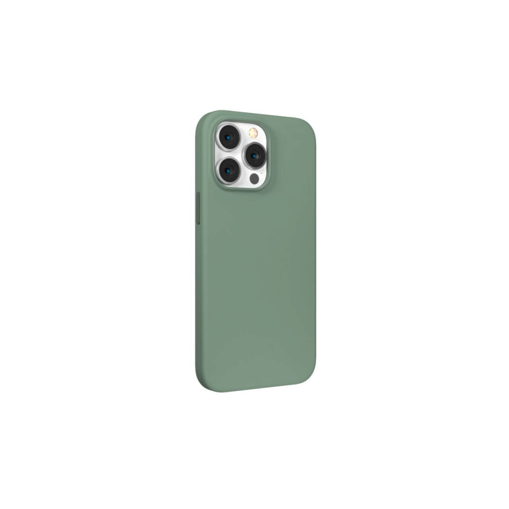 Husa iPhone 14 Plus Devia Silicon Nature Series Light Green [2]