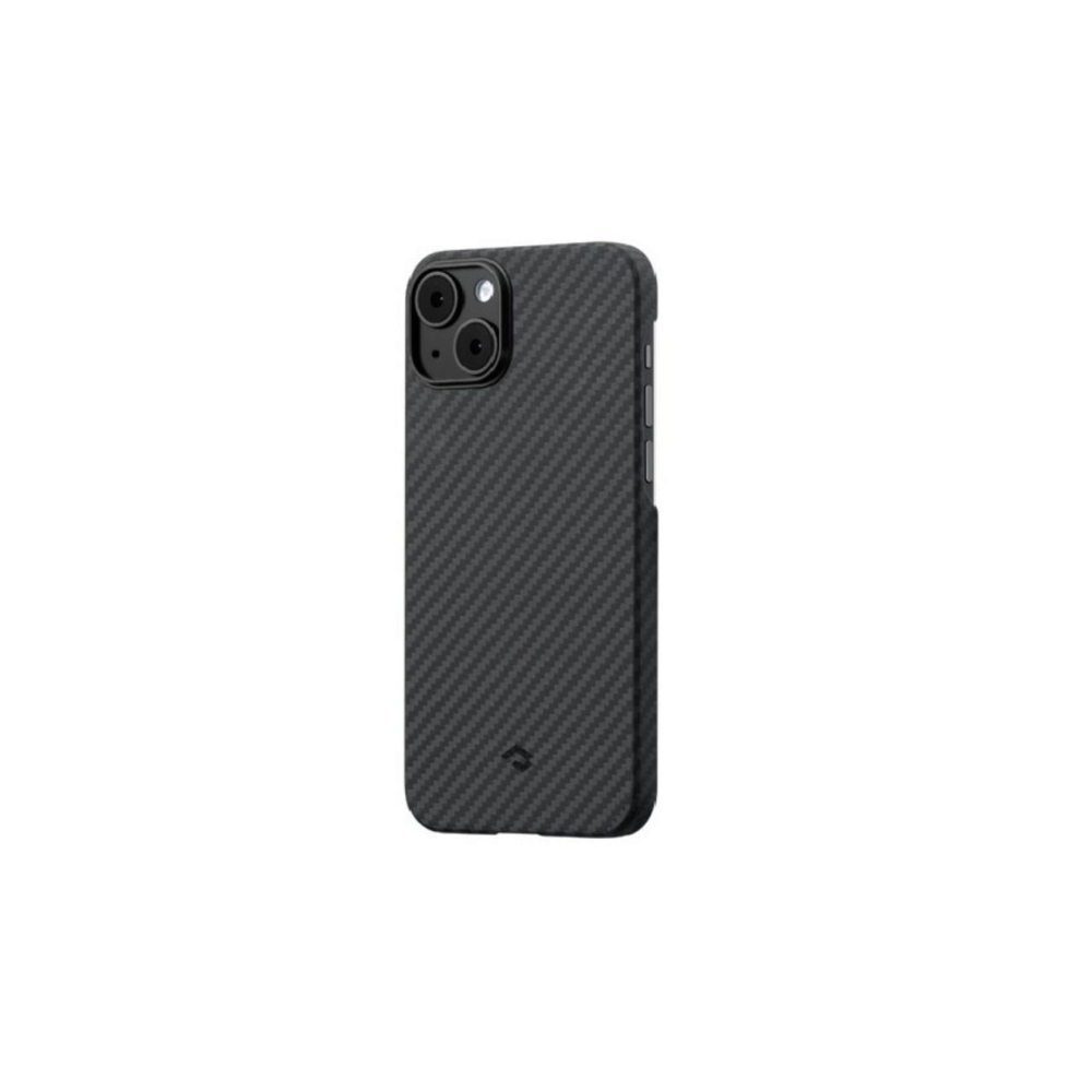 Husa iPhone 14 Plus Pitaka MagEZ 3 Aramida 1500D, MagSafe, Negru / Gri [2]