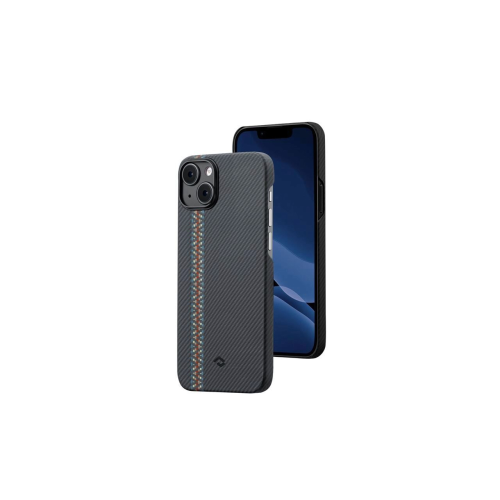 Husa iPhone 14 Plus Pitaka MagEZ 3 Aramida MagSafe Rhapsody [6]