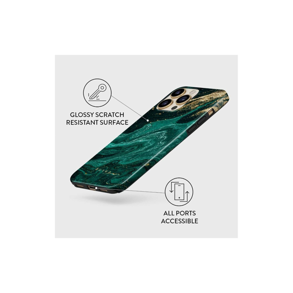 Husa iPhone 14 Pro Burga Dual Layer Emerald Pool [3]