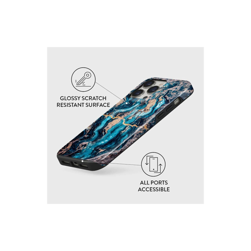 Husa iPhone 14 Pro Burga Dual Layer Mystic River [3]