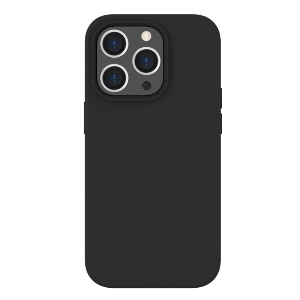 Husa iPhone 14 Pro Lemontti Liquid Silicon MagCharge Negru [4]