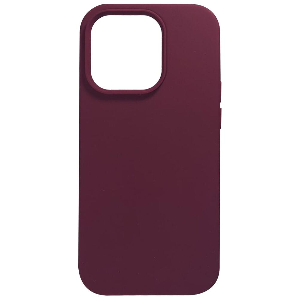 Husa iPhone 14 Pro Lemontti Liquid Silicon MagCharge Visiniu [3]