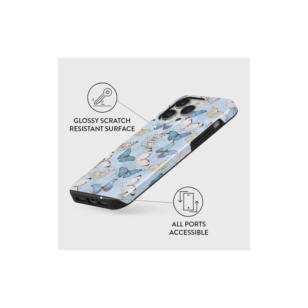 Husa iPhone 14 Pro Max Burga Dual Layer Give Me Butterflies [2]