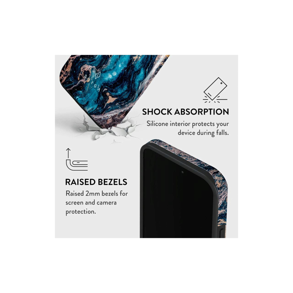 Husa iPhone 14 Pro Max Burga Dual Layer Mystic River [4]