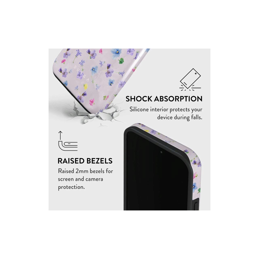 Husa iPhone 14 Pro Max Burga Dual Layer Wildflower [3]